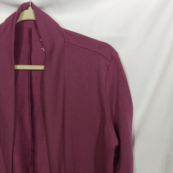 Apana Womens Sweater Size M Cardigan Open Front Ribbed Long Sleeve Yoga Athletic - Picture 6 of 6